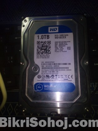 wd hard disk 1tb...and transend ddr3 ram 2gb